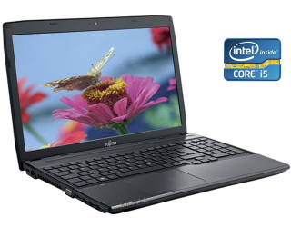 БУ Ноутбук Fujitsu LifeBook A544 / 15.6&quot; (1366x768) TN / Intel Core i5-4210M (2 (4) ядра по 2.6 - 3.2 GHz) / 4 GB DDR3 / 500 Gb HDD / Intel HD Graphics 4600 / WebCam / DVD-ROM из Европы в Харкові