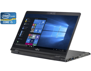 БУ Ультрабук-трансформер Б-класс Fujitsu LifeBook U9310X / 13.3&quot; (1920x1080) IPS Touch / Intel Core i5-10210U (4 (8) ядра по 1.6 - 4.2 GHz) / 16 GB DDR4 / 256 GB SSD / Intel UHD Graphics / WebCam / Win 10 Pro из Европы в Харькове