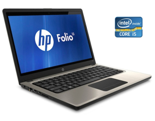 БУ Ультрабук HP Folio 13-2000 / 13.3&quot; (1366x768) TN / Intel Core i5-2467M (2 (4) ядра по 1.6 - 2.3 GHz) / 8 GB DDR4 / 128 GB SSD / Intel HD Graphics 3000 / WebCam из Европы в Харкові
