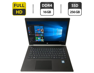 БУ Ультрабук Б-клас HP ProBook 440 G5 / 14&quot; (1920x1080) IPS / Intel Core i5-8250U (4 (8) ядра по 1.6-3.4 GHz) / 16 GB DDR4 / 256 GB SSD M. 2 / Intel HD Graphics 620 / WebCam + бездротова мишка из Европы в Харкові
