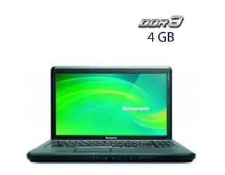 БУ Ноутбук Lenovo G550 / 15.6&quot; (1366x768) TN / Intel Celeron T3300 (2 ядра по 2.0 GHz) / 4 GB DDR3 / 250 GB HDD / Intel GMA Graphics 4500M / WebCam / АКБ не тримає из Европы в Харкові