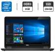 Ноутбук Б-клас Dell Latitude E7440 / 14" (1600x900) TN / Intel Core i7 - 4600U (2 (4) ядра по 2.1-3.3 GHz) / 8 GB DDR3 / 256 GB SSD / Intel HD Graphics 4400 / WebCam / HDMI - 1