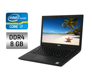 БУ Ультрабук Б-клас Dell Latitude 7280 / 12.5&quot; (1920x1080) IPS Touch / Intel Core i7 - 6600U (2 (4) ядра по 2.6-3.4 GHz) / 8 GB DDR4 / 256 GB SSD / Intel HD Graphics 520 / WebCam / Windows 10 из Европы в Харкові