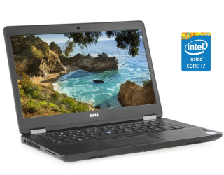 БУ Ультрабук Dell Latitude E5470 / 14 &quot; (1366x768) TN / Intel Core i7-6500U (2 (4) ядра по 2.5 - 3.1 GHz) / 8 GB DDR4 / 240 GB SSD / Intel HD Graphics 520 / WebCam / Win 10 Pro из Европы в Харкові