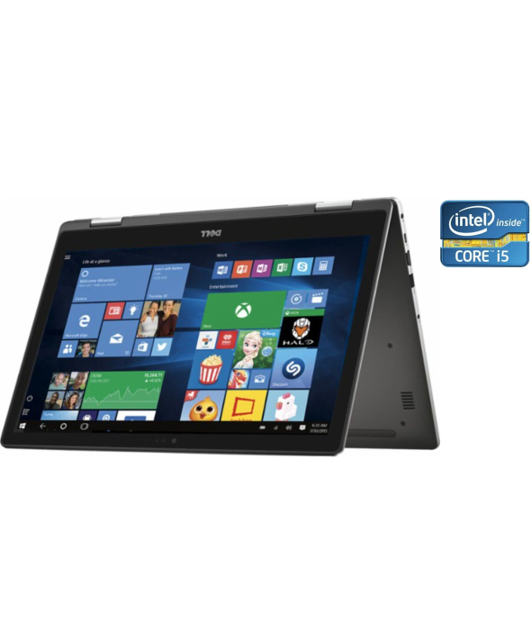 Ноутбук-трансформер Dell Inspiron 15 7579 / 15.6&quot; (1920x1080) IPS Touch / Intel Core i5-7200U (2 (4) ядра по 2.5 - 3.1 GHz) / 8 GB DDR4 / 240 GB SSD / Intel HD Graphics 620 / WebCam / Win 10 Pro - 1