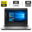 Ноутбук Б-класс HP EliteBook MT42 / 14" (1920x1080) TN / AMD Pro A8-8600B (4 ядра по 1.6 - 3.0 GHz) / 8 GB DDR3 / 128 GB SSD / AMD Radeon R6 Graphics / WebCam / АКБ - 1
