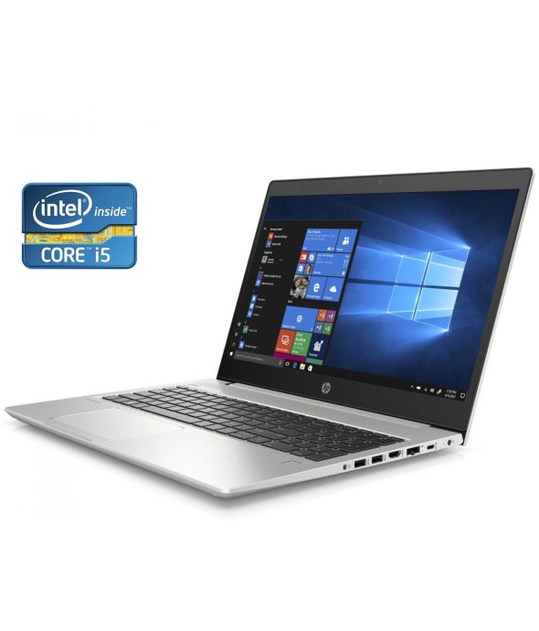 Ноутбук HP ProBook 450 G6 / 15.6&quot; (1920x1080) IPS / Intel Core i5-8265u (4 (8) ядра по 1.6 - 3.9 GHz) / 16 GB DDR4 / 240 GB SSD / Intel UHD Graphics 620 / WebCam / Win 10 Pro - 1