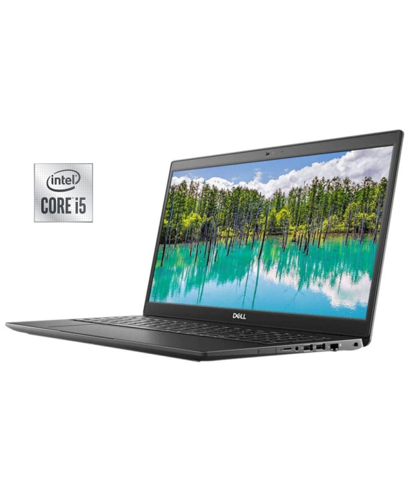 Ноутбук Б-класс Dell Latitude 3510 / 15.6&quot; (1920x1080) IPS / Intel Core i5-10210U (4 (8) ядра по 1.6 - 4.2 GHz) / 8 GB DDR4 / 256 GB SSD / Intel UHD Graphics / WebCam / Win 11 Pro - 1