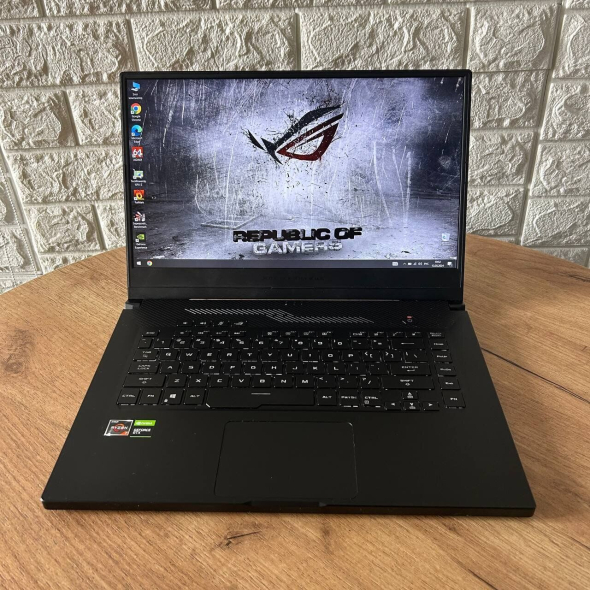 Игровой ноутбук Asus ROG Zephyrus GA502DU / 15.6&quot; (1920x1080) IPS / AMD Ryzen 7 3750H (4 (8) ядра по 2.3 - 4.0 GHz) / 16 GB DDR4 / 512 GB SSD / nVidia GeForce GTX 1660 Ti Max-Q, 6 GB GDDR6, 192-bit - 2