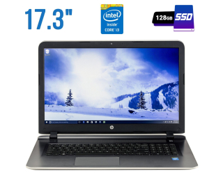 БУ Ноутбук Б-клас HP Pavilion 17-g148dx / 17.3&quot; (1600x900) TN / Intel Core i3-5020U (2 (4) ядра по 2.2 GHz) / 8 GB DDR3 / 128 GB SSD / Intel HD Graphics 5500 / WebCam / HDMI из Европы в Харкові