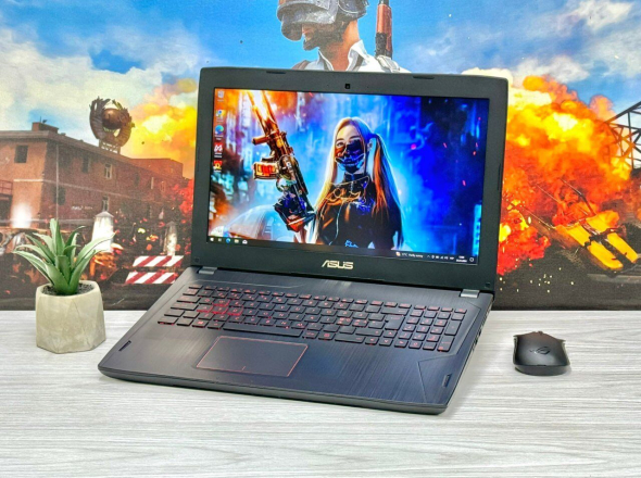 Игровой ноутбук Asus Rog Strix FX502V / 15.6&quot; (1920x1080) IPS / Intel Core i7-7700HQ (4 (8) ядра по 2.8 - 3.8 GHz) / 16 GB DDR4 / 128 GB SSD M.2 + 1000 GB HDD / nVidia GeForce GTX 1060, 3 GB GDDR5, 192-bit / WebCam / Win 10 Home - 4