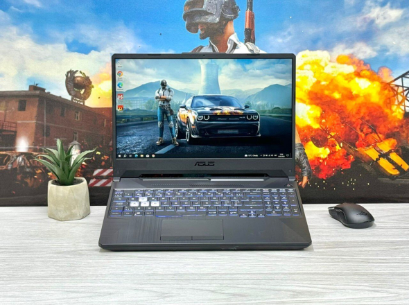 Ігровий ноутбук Asus TUF Gaming F15 FX506HC/ 15.6 &quot; (1920x1080) IPS / Intel Core i5-11400h (6 (12) ядер по 4.5 GHz) / 16 GB DDR4 / 512 GB SSD M. 2 / nVidia GeForce RTX 3050, 4 GB GDDR6, 128-bit / WebCam / Win 10 Home - 2