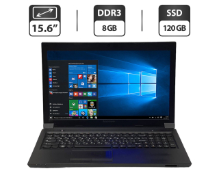 БУ Ноутбук Б-клас Lenovo B570e / 15.6&quot; (1366x768) TN / Intel Core i5 - 2540M (2 (4) ядра по 2.6-3.3 GHz) / 8 GB DDR3 / 120 GB SSD / Intel HD Graphics 3000 / WebCam / Windows 10 Pro из Европы в Харкові