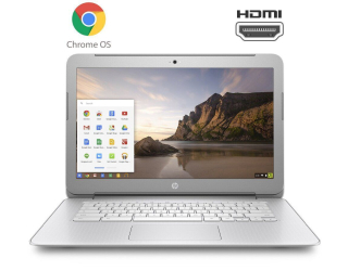 БУ Хромбук HP Chromebook 14 G4 TPN-Q167 Silver / 14&quot; (1366x768) TN / Intel Celeron N2840 (2 ядра по 2.16 - 2.58 GHz) / 4 GB DDR3 / 16 GB eMMC / Intel HD Graphics / WebCam / USB 3.0 / HDMI из Европы в Харькове