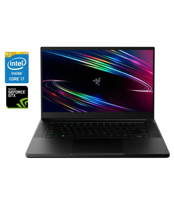 Ігровий ноутбук Б-клас Razer Blade 15 RZ09-0367 / 15.6&quot; (1920x1080) IPS / Intel Core i7 - 8750H (6 (12) ядер по 2.2-4.1 GHz) / 16 GB DDR4 / 512 GB SSD / nVidia GeForce GTX 1070 Max-Q, 8 GB GDDR5, 256-bit / WebCam - 1