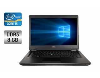 БУ Ультрабук Dell Latitude E7240 / 12.5 &quot; (1366x768) TN / Intel Core i5-4310U (2 (4) ядра по 2.0 - 3.0 GHz) / 8 GB DDR3 / 256 GB SSD / Intel HD Graphics 4400 / WebCam / Windows 10 из Европы в Харкові