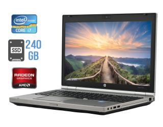 БУ Ноутбук Б-класс HP EliteBook 8560p / 15.6&quot; (1366x768) TN / Intel Core i7-2720QM (4 (8) ядра по 2.2 - 3.3 GHz) / 8 GB DDR3 / 240 GB SSD / AMD Radeon HD 6470M, 1 GB DDR3, 64-bit / WebCam / DisplayPort из Европы в Харькове