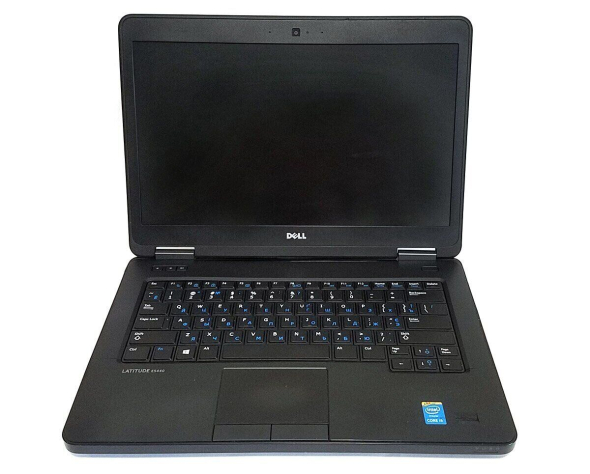 Ноутбук Б-клас Dell Latitude E5440 / 14&quot; (1600x900) TN / Intel Core i5-4310U (2 (4) ядра по 2.0 - 3.0 GHz) / 16 GB DDR3 / 256 GB SSD / Intel HD Graphics 4400 / WebCam / Win 10 - 2