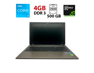 БУ Ноутбук Medion Akoya P6647 / 15.6&quot; (1366x768) TN / Intel Core i3-4100M (2 (4) ядра по 2.5 GHz) / 4 GB DDR3 / 500 Gb HDD / nVidia GeForce 825m, 1 GB DDR3, 64-bit / WebCam / Батарея не тримає из Европы в Харкові