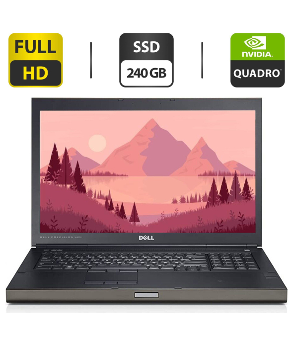 Мобільна робоча станція Б-клас Dell Precision M6700 / 17.3&quot; (1920x1080) IPS / Intel Core i7 - 3720QM (4 (8) ядра по 2.6-3.6 GHz) / 32 GB DDR3 / 240 GB SSD / nVidia Quadro K3000M, 2 GB GDDR5, 256-bit / DVD-ROM - 1