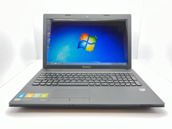 Ноутбук Lenovo G505 / 15.6&quot; (1366x768) TN / AMD E2-3000M (2 ядра по 1.8 - 2.4 GHz) / 4 GB DDR3 / 500 Gb HDD / AMD Radeon HD 8200 / WebCam - 2