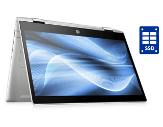 БУ Ультрабук-трансформер HP ProBook x360 440 G1 / 14&quot; (1920x1080) IPS Touch / Intel Core i3-8130U (2 (4) ядра по 2.2 - 3.4 GHz) / 8 GB DDR4 / 256 GB SSD / Intel UHD Graphics 620 / WebCam / Win 10 Pro из Европы в Харкові