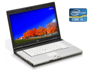 БУ Ноутбук Fujitsu LifeBook E780 / 15.6&quot; (1600x900) TN / Intel Core i5-520M (2 (4) ядра по 2.4-2.93 GHz) / 4 GB DDR3 / 320 GB HDD / Intel HD Graphics / WebCam / DVD-ROM из Европы в Харкові