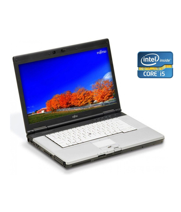 Ноутбук Fujitsu LifeBook E780 / 15.6&quot; (1600x900) TN / Intel Core i5-520M (2 (4) ядра по 2.4 - 2.93 GHz) / 4 GB DDR3 / 320 GB HDD / Intel HD Graphics / WebCam / DVD-ROM - 1