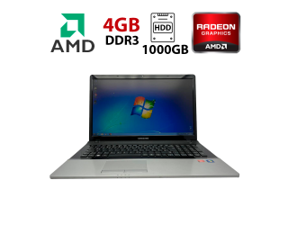 БУ Ноутбук Samsung 305E7A / 17.3&quot; (1600x900) TN / AMD A6-3420M (4 ядра по 1.5 - 2.4 GHz) / 4 GB DDR3 / 1000 Gb HDD / AMD Radeon HD 6520M, 1 GB DDR3, 64-bit / WebCam из Европы в Харкові
