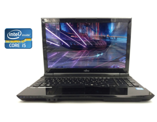 БУ Ноутбук Fujitsu LifeBook AH532 / 15.6&quot; (1366x768) TN / Intel Core i5-3210M (2 (4) ядра по 2.5-3.1 GHz) / 4 GB DDR3 / 320 GB HDD / Intel HD Graphics 4000 / WebCam / DVD-ROM из Европы