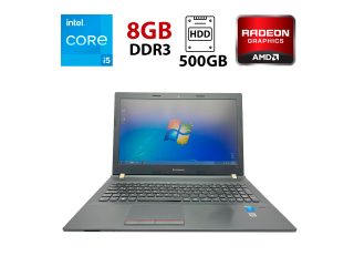 БУ Ноутбук Б-клас Lenovo E50-80 / 15.6&quot; (1366x768) TN / Intel Core i5 - 2430M (2 (4) ядра по 2.4-3.0 GHz) / 8 GB DDR3 / 500 Gb HDD / AMD Radeon R5 M330, 2 GB GDDR3, 64-bit / WebCam из Европы в Харкові