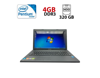 БУ Ноутбук Lenovo G500 / 15.6&quot; (1366x768) TN / Intel Pentium 2020M (2 ядра по 2.4 GHz) / 4 GB DDR3 / 320 GB HDD / Intel HD Graphics 2500 / WebCam из Европы в Харькове