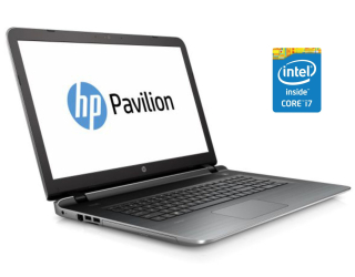 БУ Ноутбук Б-клас HP Pavilion 17-g015dx / 17.3&quot; (1600x900) TN / Intel Core i7 - 5500U (2 (4) ядра по 2.4-3.0 GHz) / 8 GB DDR3 / 240 GB SSD / Intel HD Graphics 5500 / WebCam / Win 10 Home из Европы
