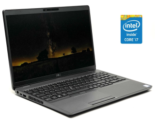 БУ Ноутбук Dell Latitude 5500 / 15.6 &quot; (1920x1080) IPS / Intel Core i7-8665u (4 (8) ядра по 1.9 - 4.8 GHz) / 16 GB DDR4 / 256 GB SSD / Intel UHD Graphics 620 / WebCam / Win 10 Pro из Европы