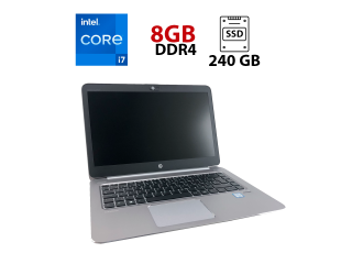 БУ Ультрабук HP EliteBook Folio 1040 G3 / 14&quot; (1920x1080) TN / Intel Core i7-6600U (2 (4) ядра по 2.6 - 3.4 GHz) / 8 GB DDR4 / 240 GB SSD / Intel UHD Graphics 520 / WebCam из Европы