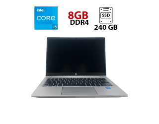 БУ Ультрабук HP EliteBook 430 G8 / 13.3&quot; (1920x1080) IPS / Intel Core i5-1135g7 (4 (8) ядра по 2.4 - 4.2 GHz) / 16 GB DDR4 / 240 GB SSD / Intel Iris XE Graphics / WebCam из Европы в Харкові