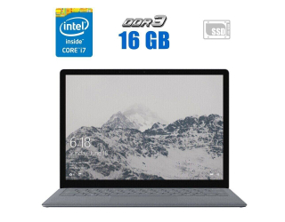БУ Ультрабук Microsoft Surface Laptop 2 1769 / 13.5&quot; (2256X1504) IPS / Intel Core i7-8650U (4 (8) ядра по 1.9 - 4.2 GHz) / 16 GB DDR3 / 480 GB SSD / Intel UHD Graphics 620 / WebCam из Европы в Харкові