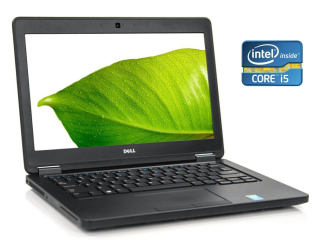 БУ Нетбук Dell Latitude E5250/ 12.5 &quot; (1366x768) TN / Intel Core i5-5300U (2 (4) ядра по 2.3 - 2.9 GHz) / 16 GB DDR3 / 250 GB SSD / Intel HD Graphics 5500 / WebCam из Европы в Харкові