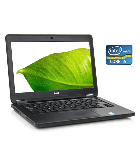 Нетбук Dell Latitude E5250/ 12.5 &quot; (1366x768) TN / Intel Core i5-5300U (2 (4) ядра по 2.3 - 2.9 GHz) / 8 GB DDR3 / 250 GB SSD / Intel HD Graphics 5500 / WebCam - 1