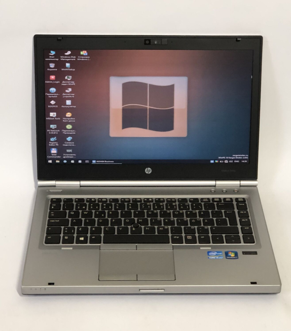 Ноутбук HP EliteBook 8460p / 14&quot; (1600x900) TN / Intel Core i5-2520M (2 (4) ядра по 2.5 - 3.2 GHz) / 8 GB DDR3 / 500 GB HDD / AMD Radeon HD 6470M, 1GB DDR3, 64-bit / WebCam / DVD-ROM - 2