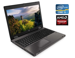 БУ Ноутбук HP ProBook 6570b / 15.6&quot; (1600x900) TN / Intel Core i5-3210M (2 (4) ядра по 2.5-3.1 GHz) / 8 GB DDR3 / 500 Gb HDD / Intel HD Graphics 4000 / WebCam / DVD-ROM из Европы в Харкові