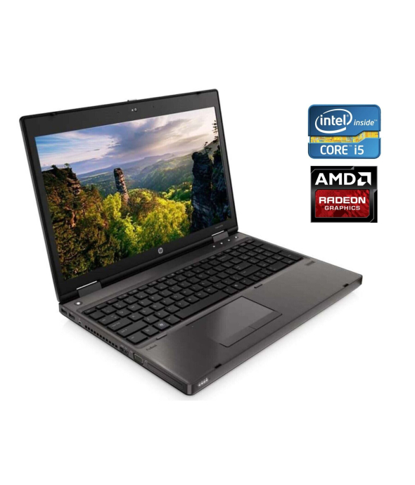 Ноутбук HP ProBook 6570b / 15.6&quot; (1600x900) TN / Intel Core i5-3340M (2 (4) ядра по 2.7 - 3.4 GHz) / 8 GB DDR3 / 500 Gb HDD / AMD Radeon HD 7570M, 1 GB GDDR5, 64-bit / WebCam / DVD-ROM - 1
