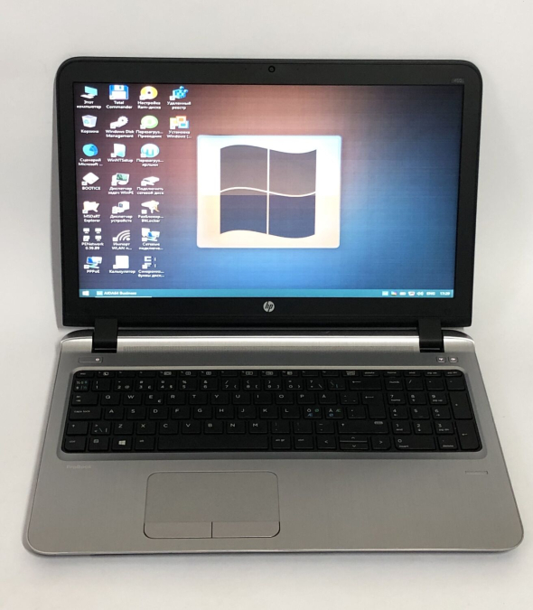 Ноутбук HP ProBook 450 G3 / 15.6&quot; (1366x768) TN / Intel Core i3-6100U (2 (4) ядра по 2.3 GHz) / 8 GB DDR4 / 500 Gb HDD / Intel HD Graphics 520 / WebCam / DVD-ROM - 2