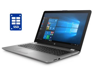 БУ Ноутбук HP 250 G6 / 15.6 &quot; (1920x1080) TN / Intel Core i3-7020u (2 (4) ядра по 2.3 GHz) / 8 GB DDR4 / 256 GB SSD / Intel HD Graphics 620 / WebCam / DVD-ROM / Win 10 Pro из Европы в Харкові