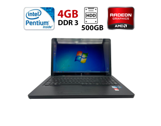 БУ Ноутбук HP G72 / 17.3&quot; (1600x900) TN / Intel Pentium P6100 (2 ядра по 2.0 GHz) / 4 GB DDR3 / 500 GB SSD / ATI Mobility Radeon HD 5470, 512 MB GDDR3, 64-bit / WebCam из Европы в Харкові