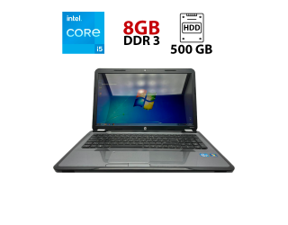 БУ Ноутбук Б-класc HP g6-1236sr / 17.3&quot; (1600x900) TN / Intel Core i5-2430M (2 (4) ядра по 2.4 - 3.0 GHz) / 8 GB DDR3 / 500 GB HDD / Intel HD Graphics 3000 / WebCam / АКБ не держит из Европы в Харькове