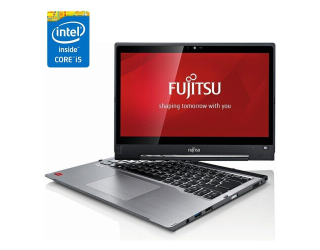 БУ Ноутбук-трансформер Б-клас Fujitsu LifeBook T935 / 13.3&quot; (2560x1440) IPS Touch / Intel Core i5 - 5300U (2 (4) ядра по 2.3-2.9 GHz) / 8 GB DDR3 / 250 GB SSD / Intel HD Graphics 5500 / WebCam из Европы