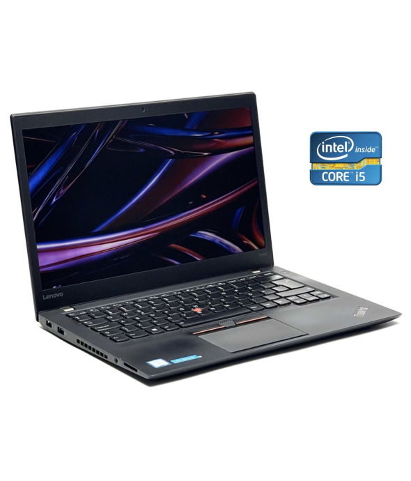 Ультрабук Lenovo ThinkPad T460s / 14 &quot; (1920x1080) IPS / Intel Core i5-6200U (2 (4) ядра по 2.3 - 2.8 GHz) / 8 GB DDR4 / 240 GB SSD / Intel HD Graphics 520 / WebCam / Win 10 Pro - 1