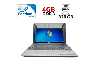 БУ Ноутбук Acer Aspire E1-531 / 15.6&quot; (1366x768) TN / Intel Pentium 2020M (2 ядра по 2.4 GHz) / 4 GB DDR3 / 320 GB HDD / Intel HD Graphics 2500 / WebCam из Европы в Харькове