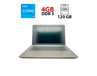 БУ Ноутбук Medion Akoya E7227 / 17.3&quot; (1600x900) TN / Intel Core i5-4210M (2 (4) ядра по 2.6 - 3.2 GHz) / 6 GB DDR3 / 128 GB SSD + 500 Gb HDD / Intel HD Graphics / WebCam / АКБ не тримає из Европы в Харкові